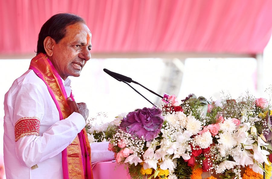 K Chandrasekhar Rao. Credit: IANS Photo