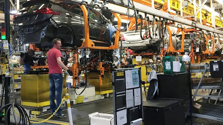 EV production line. Credit: Reuters Photo