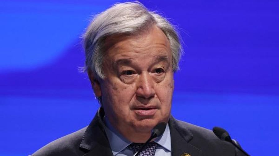 United Nations Secretary General Antonio Guterres. Credit: AFP Photo