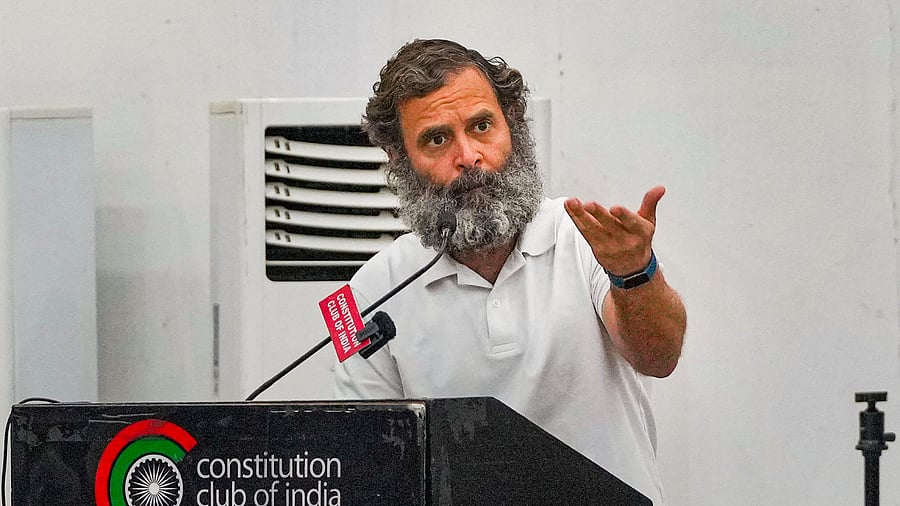 Rahul Gandhi said let there be a discussion and then all things will be crystal clear. Credit: PTI Photo
