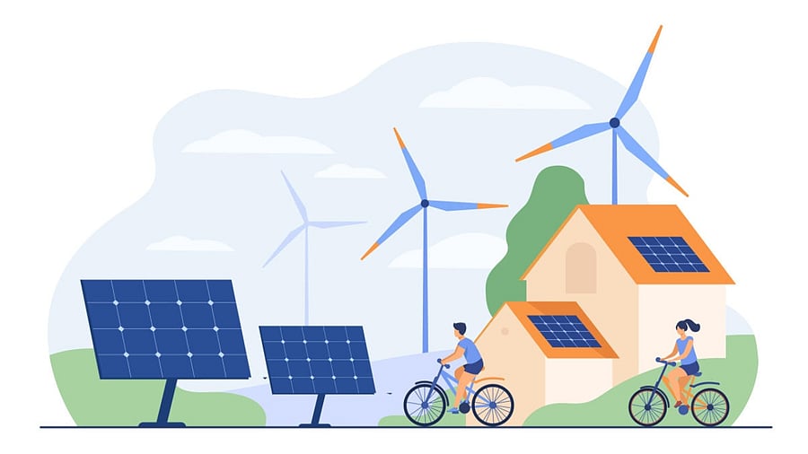 Renewable energy. Representative Photo. Credit: Getty Images