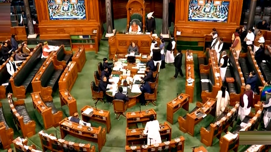 Ministers met floor leaders, including the Congress' Adhir Ranjan Chowdhury, the TMC's Sudeep Bandopadhyay and the DMK's TR Baalu, among others. Credit: PTI Photo