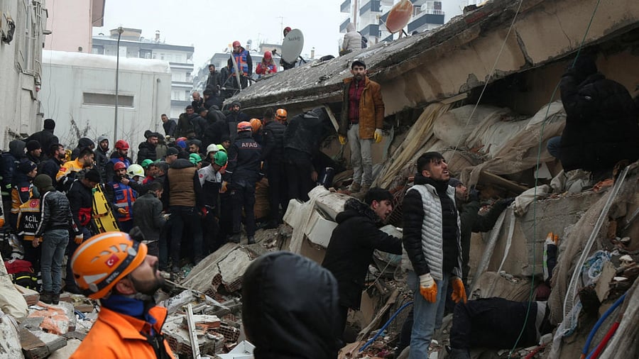 Aftermath of earthquake in Turkey. Credit: Reuters Photo