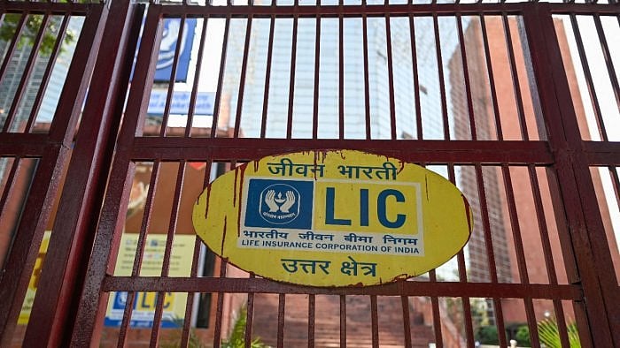 Life Insurance Corporation of India logo. Credit: AFP File Photo
