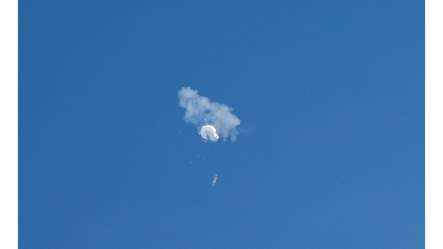 Chinese spy balloon. Credit: Reuters Photo