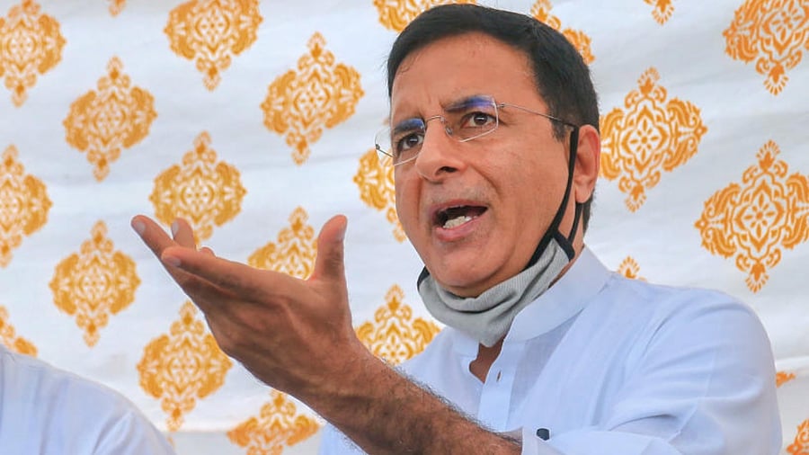 Senior Congress General Secretary Randeep Surjewala. Credit: PTI Photo