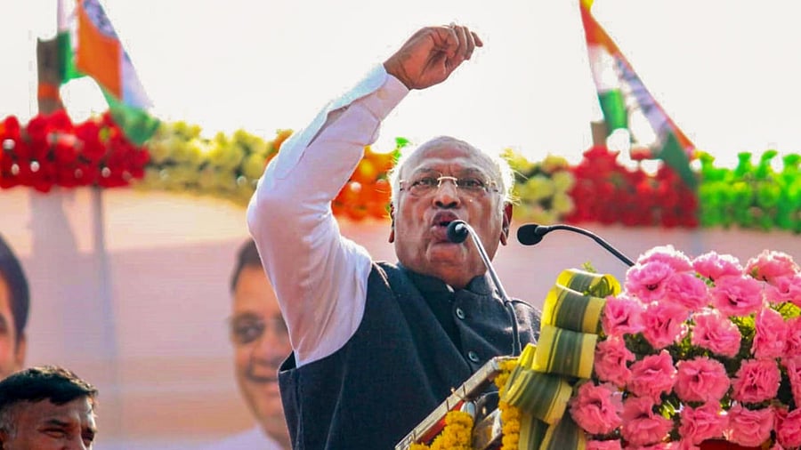 Congress President Mallikarjun Kharge. Credit: PTI Photo