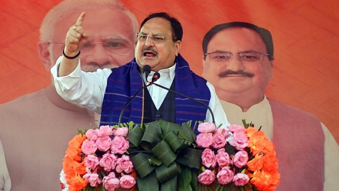 J P Nadda. Credit: PTI file photo