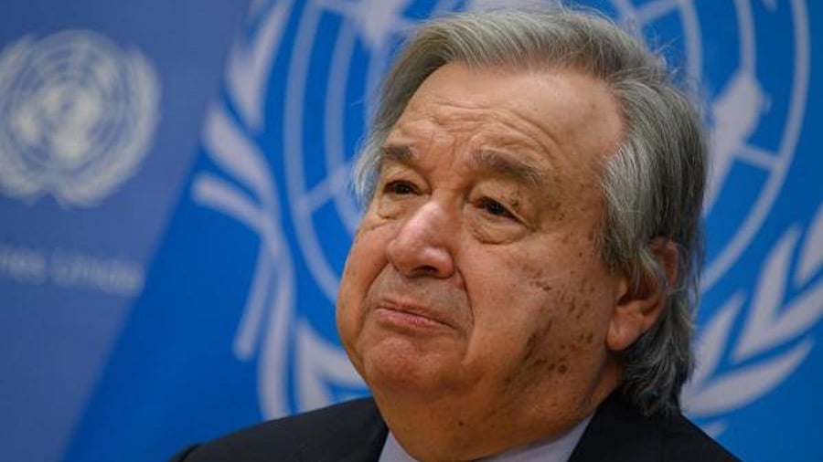 UN Secretary-General Antonio Guterres. Credit: AFP Photo