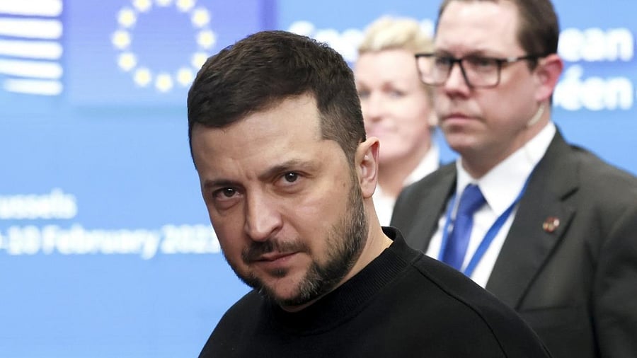 Ukraine's President Volodymyr Zelenskyy. Credit: AP/PTI Photo