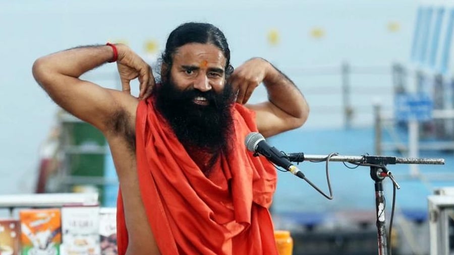 Baba ramdev. Credit: IANS Photo