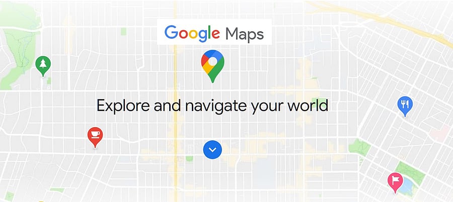 Google Maps logo (screengrab)