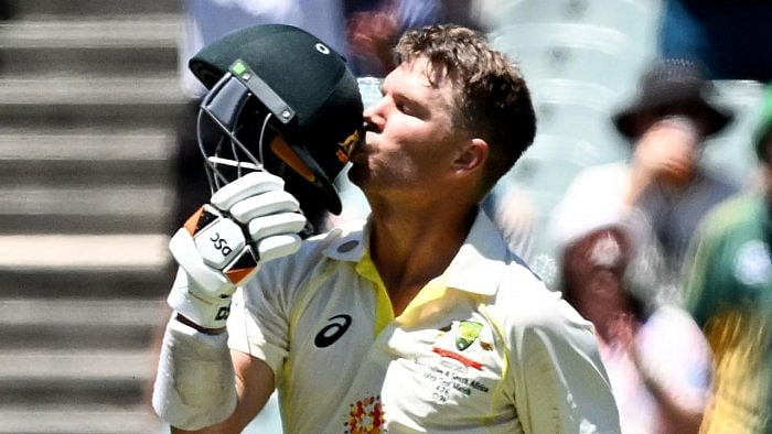 David Warner. Credit: AFP Photo