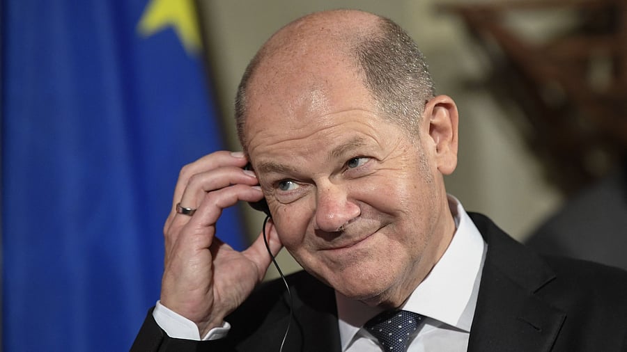 German Chancellor Olaf Scholz. Credit: AFP Photo