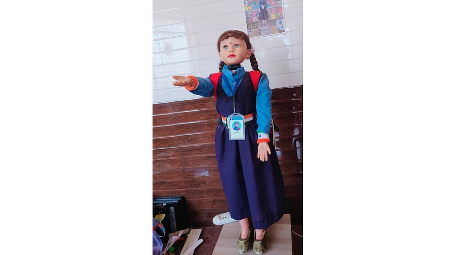 Shiksha, teacher and student rolled into one, and has been a big hit among children in the schools of the taluk