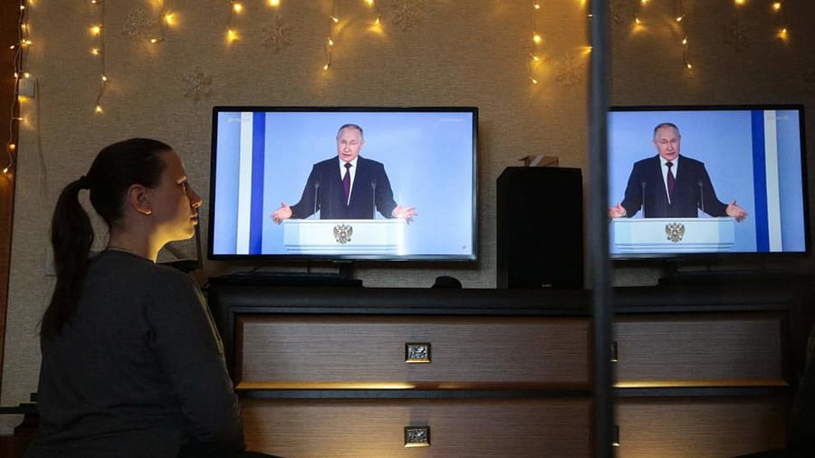 He said it was "impossible to defeat Russia on the battlefield". Credit: AFP Photo