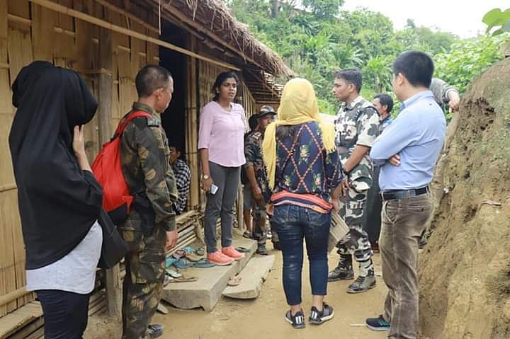 A file photo of refugees in Mizoram. Credit: DH File Photo