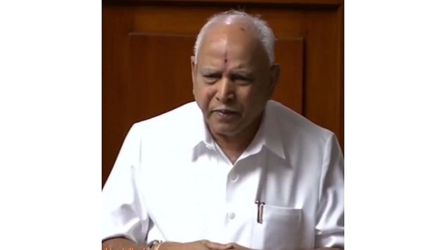 BS Yediyurappa. Credit: IANS Photo