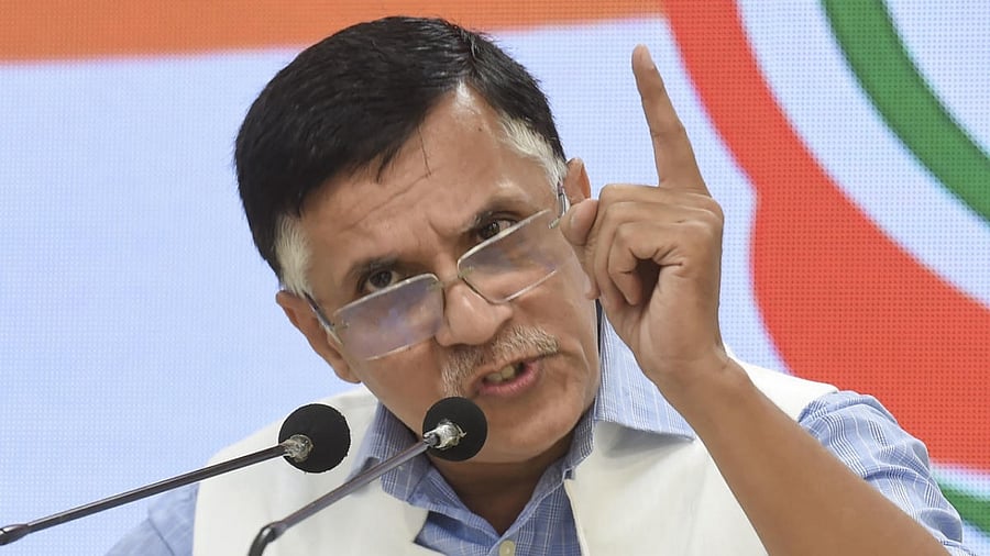 Congress leader Pawan Khera. Credit: PTI Photo