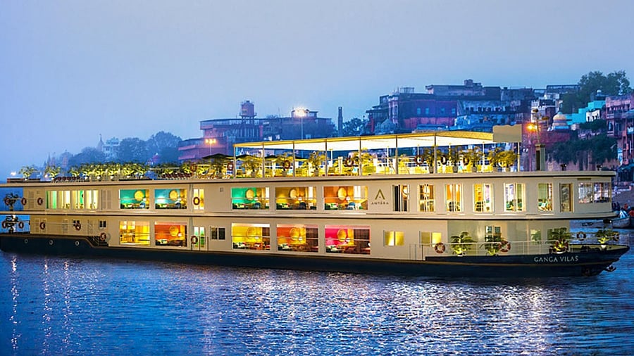 MV Ganga Vilas. Credit: PTI Photo