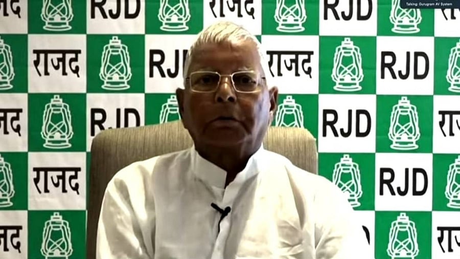 Lalu Prasad Yadav. Credit: IANS Photo