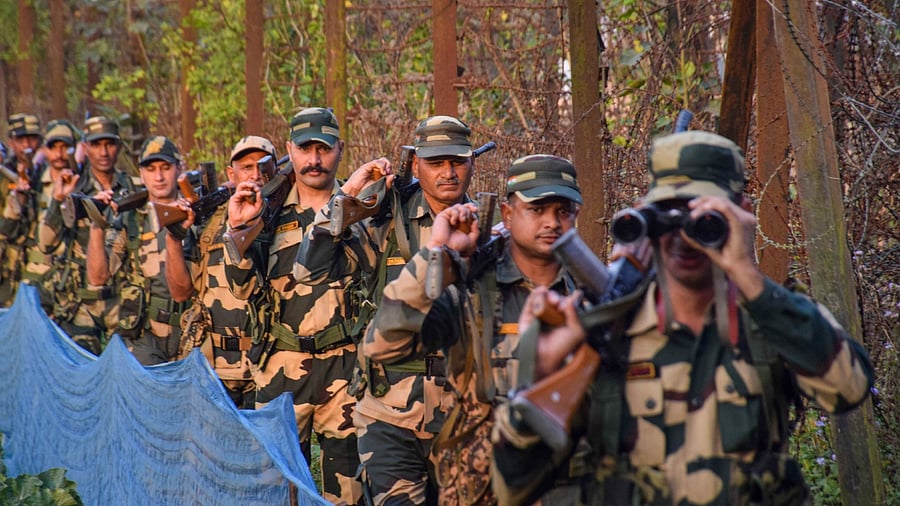 The Border Security Force. Credit: PTI File Photo