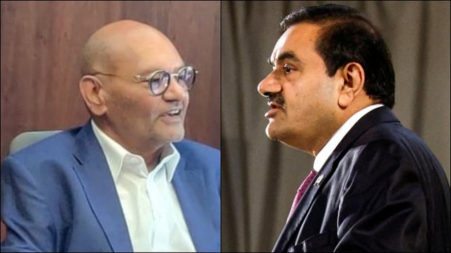Anil Agarwal, gautam Adani. Credit: Twitter, Reuters Photos