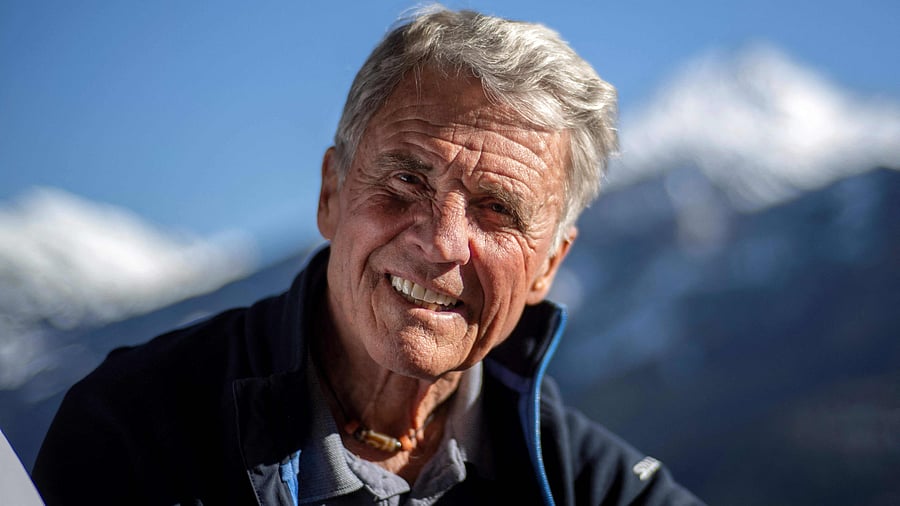 Peter Habeler, Austrian extreme mountaineer and mountain guide who, together with Reinhold Messner, scaled Mount Everest in 1978. Credit: AFP Photo