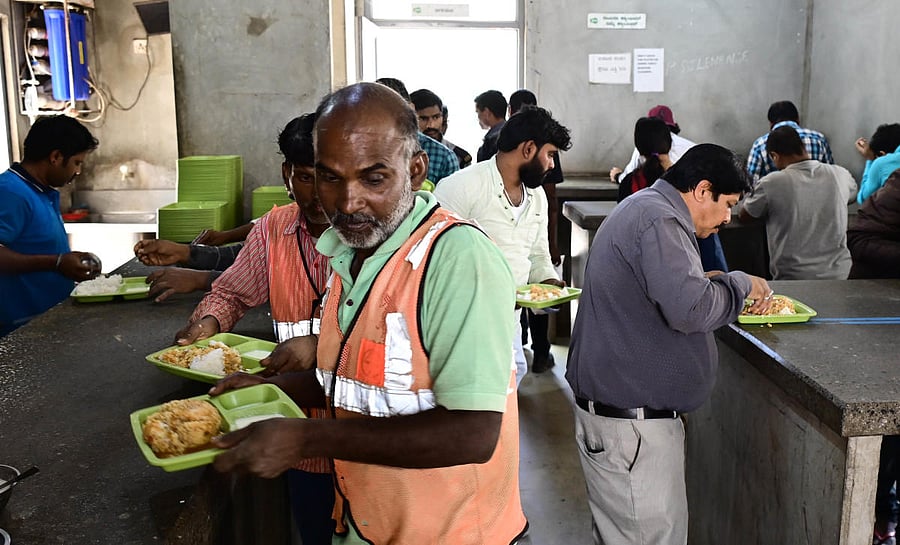 Over the years, people have alleged poor maintenance of these canteens. Credit: DH Photo