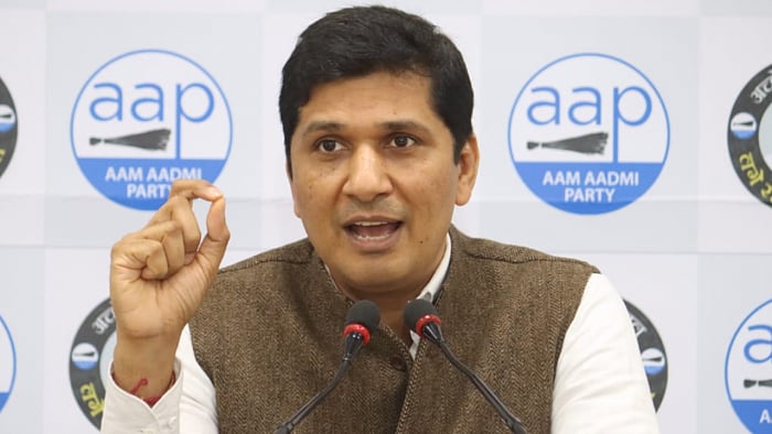 Saurabh Bharadwaj. Credit: Twitter/@AAP