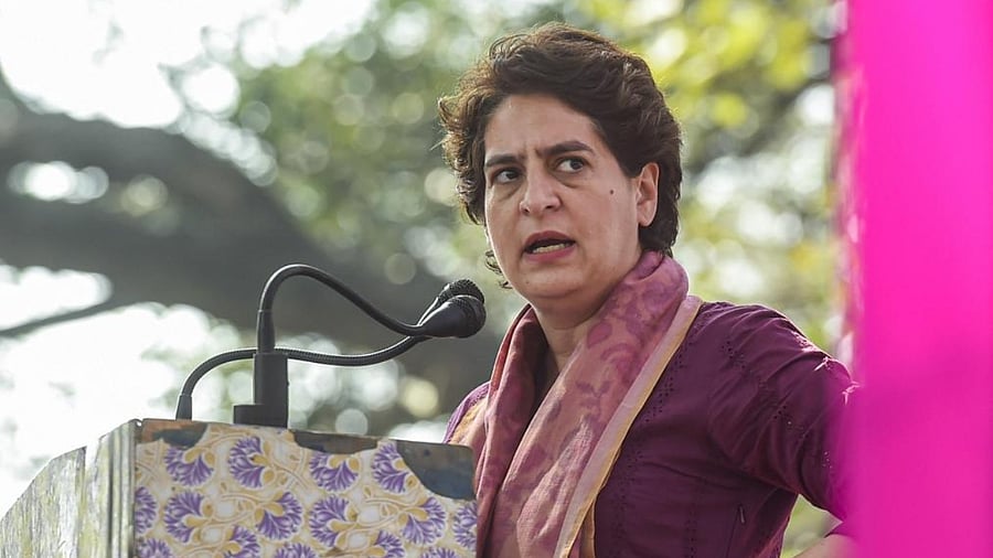 Congress leader Priyanka Gandhi Vadra. Credit: PTI Photo