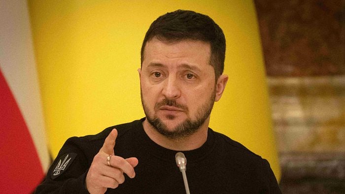 Ukrainian President Volodymyr Zelenskyy. Credit: AP Photo  