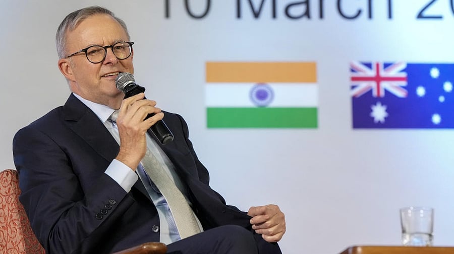 Australian PM Anthony Albanese at IIT Delhi. Credit: PTI Photo