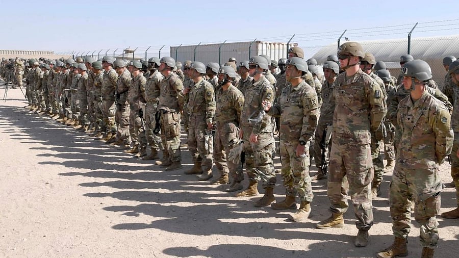 US military training exercise. Representative Image. Credit: AFP Photo