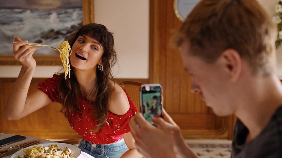 Charlbi Dean Kriek plays an influencer.