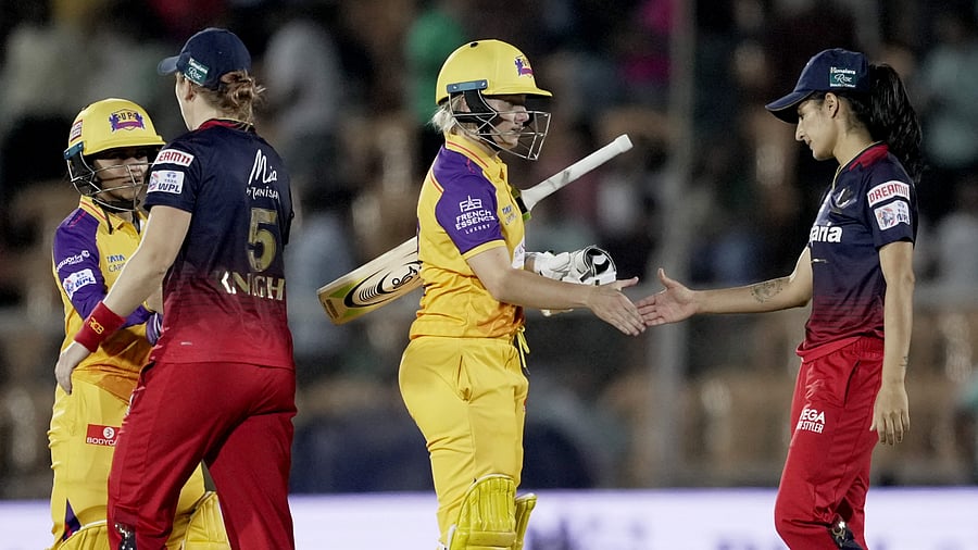 Chasing a modest target of 139, UP Warriorz were off to a brisk start with the opening duo of Healy and Devika Vaidya (36 not out off 31 balls) finding boundaries at will. Credit: PTI Photo