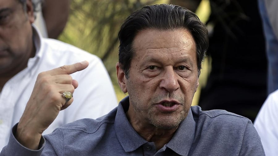 Former Pakistan prime minister Imran Khan. Credit: AP/PTI Photo