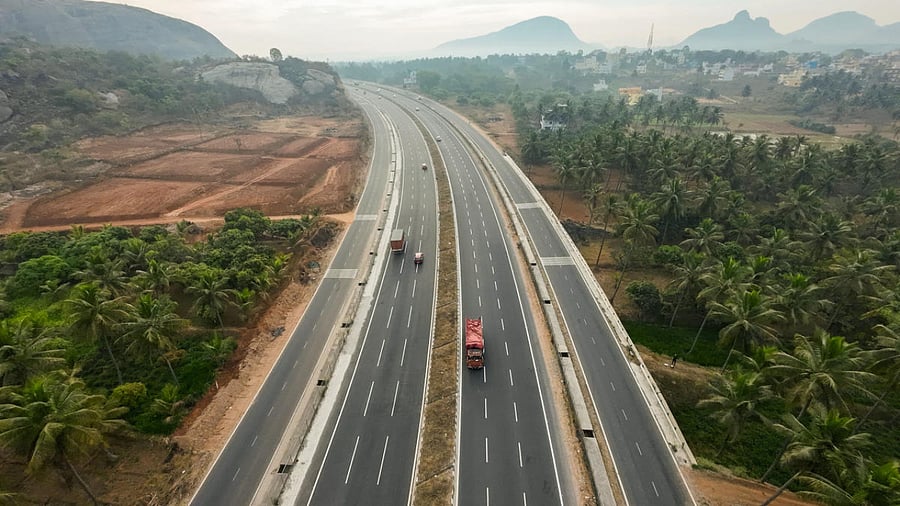 The Bengaluru-Mysuru Expressway. Credit: PTI Photo