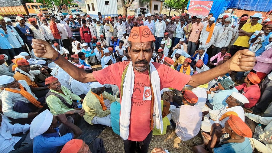 Farmers had started a march from Nashik to Mumbai. Credit: PTI Photo