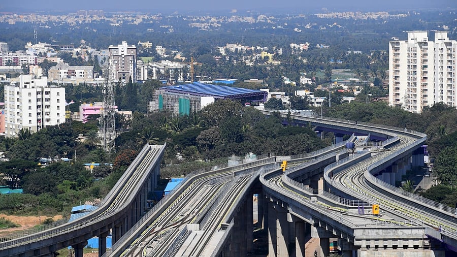 Whitefield metro station. Credit: DH File Photo