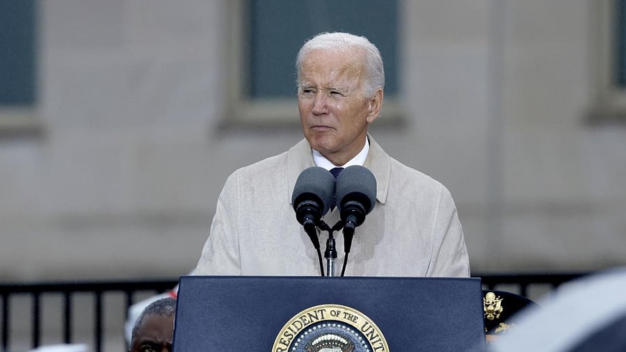 US President Joe Biden. Credit: AFP File Photo
