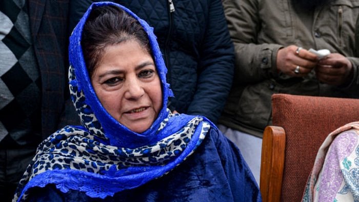President of Peoples Democratic Party (PDP) Mehbooba Mufti. Credit: PTI Photo