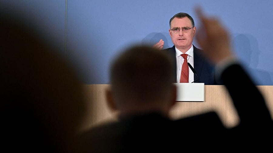 Chairman of the Swiss National Bank (SNB) Thomas Jordan attends the SNB's quarterly news conference on economic growth and monetary policy prospects in Zurich, on March 23, 2023. Credit: AFP Photo