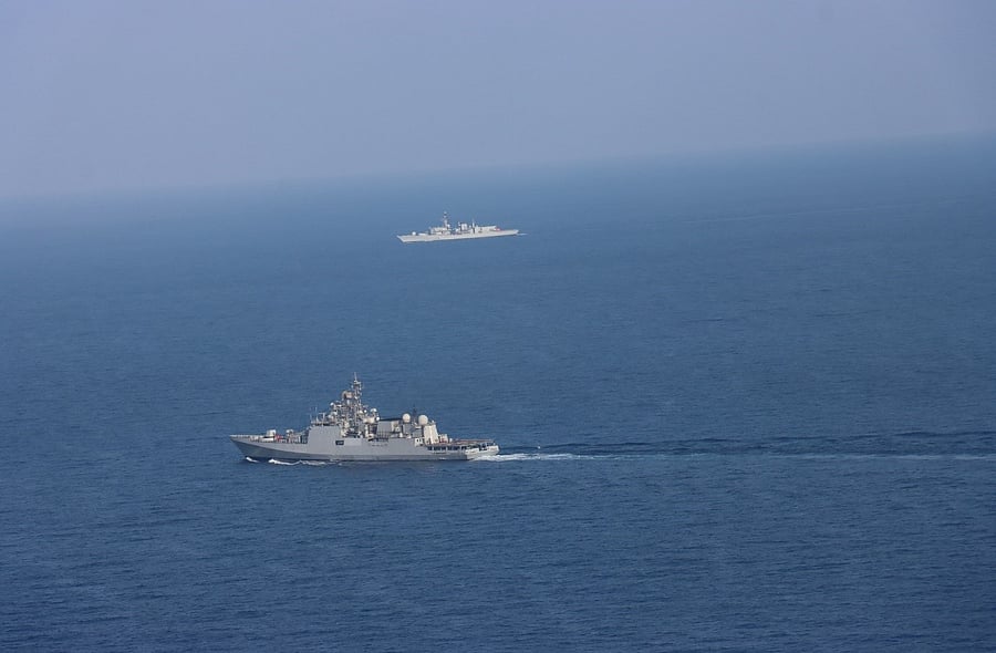 The exercises covered all domains of maritime operations, air, surface and sub-surface, and included gunnery shoots. Credit: Special arrangement