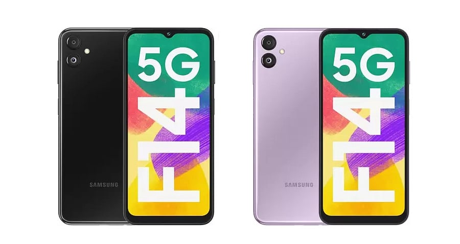 Samsung Galaxy F14 5G series. Credit: Flipkart