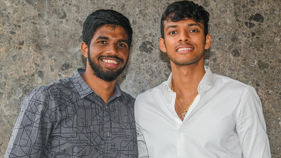 File photo of Satwiksairaj Rankireddy and Chirag Shetty. credit: DH Photo