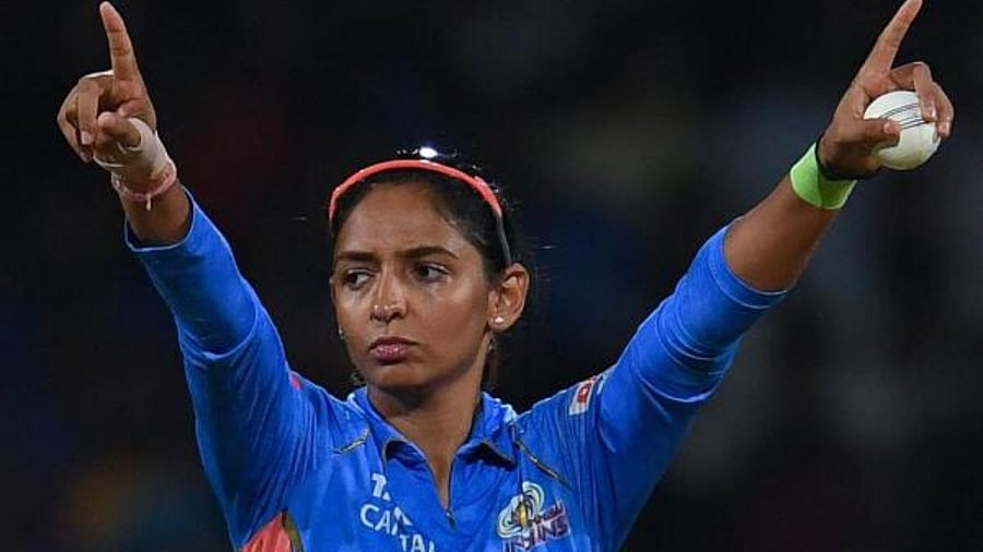 MI captain Harmanpreet Kaur. Credit: AFP Photo