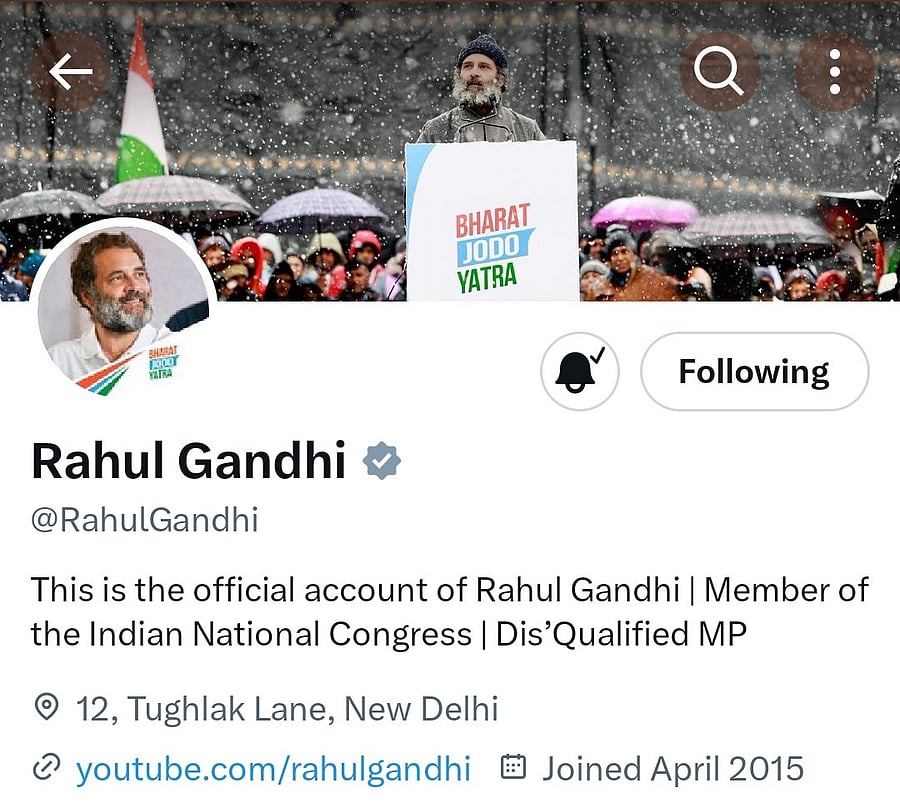 Credit: Twitter/ @RahulGandhi