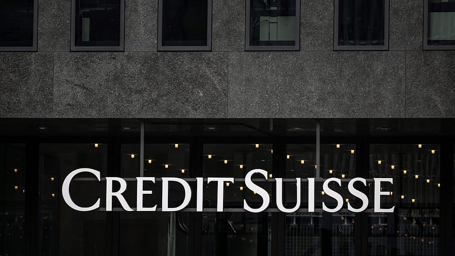 The Credit Suisse bank in Zurich, on March 23, 2023. Credit: AFP Photo