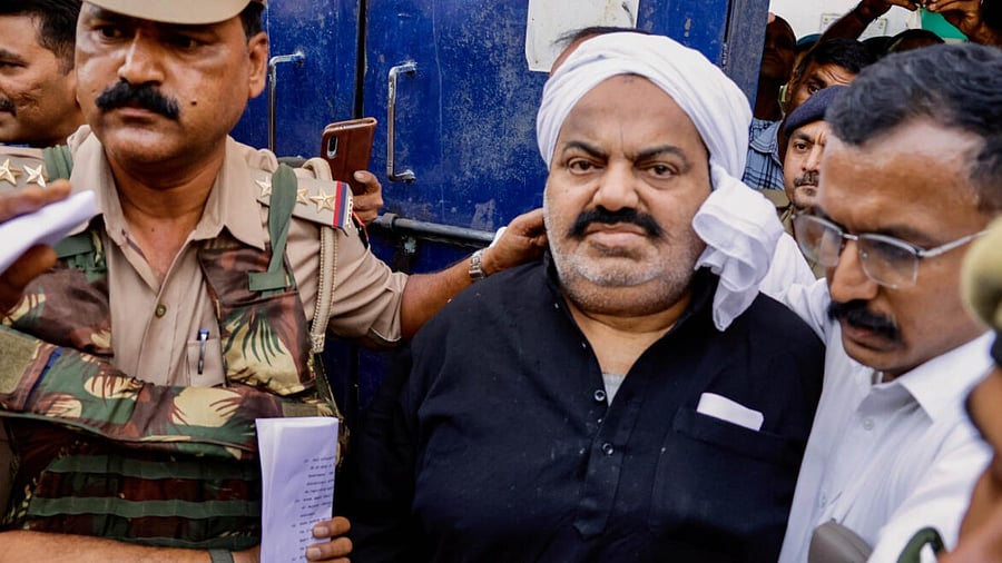 Gangster-turned-politician Atiq Ahmed. Credit: PTI Photo